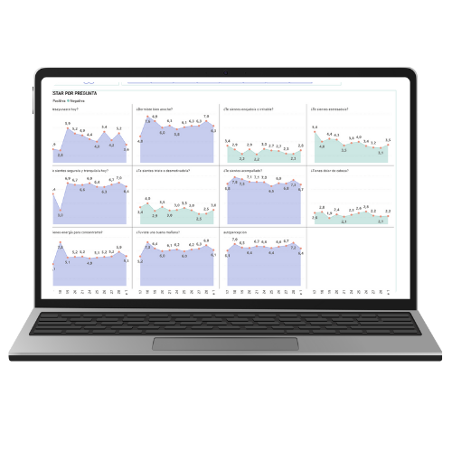 Dashboard de bienestar PAESIA